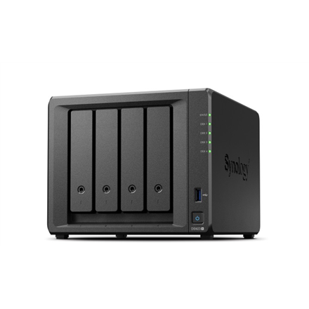 Synology | 4-Bay | DS923+ | kuni 4 HDD/SSD Hot-Swap | AMD | Ryzen R1600 | Processor frequency 2.6 GHz | 4 GB