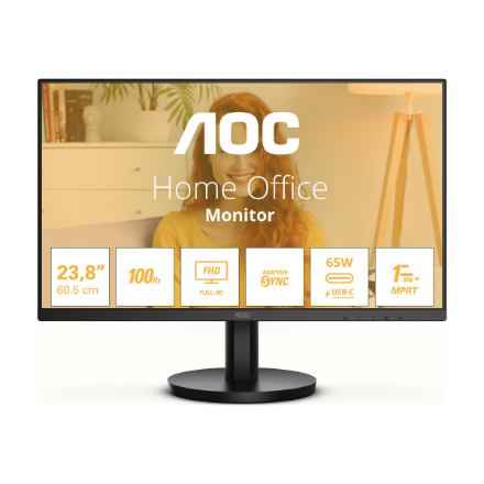 AOC 24B3CA2 | 23.8 ” | IPS | FHD | 100 Hz | 1 ms | 1920 x 1080 pixels | 250 cd/m² | HDMI ports quantity 1 | Must