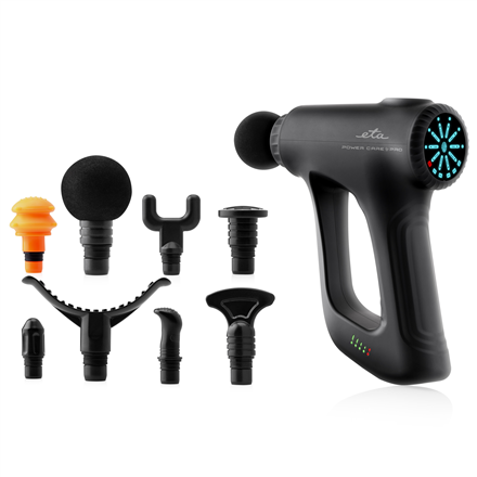 ETA Massage Gun | ETA266090000 PowerCare Pro | Number of massage zones 3 | võimsusastmeid 10 | Must