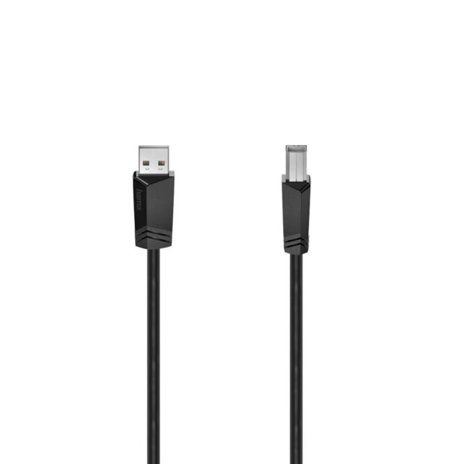 Hama USB Cable, USB-A, USB-B, 3 m, must - USB kaabel