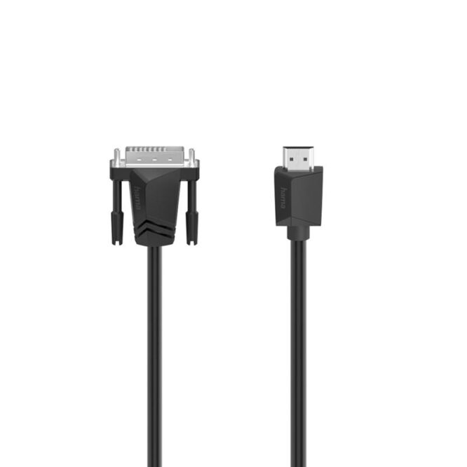 Hama Video Cable DVI / HDMI, 1,5m, must - Videokaabel