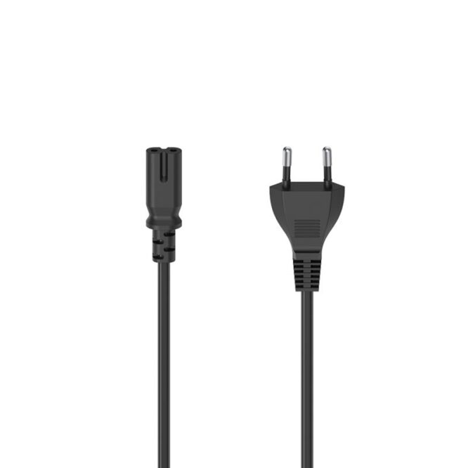 Hama power cord, 2-pin, must - Voolujuhe