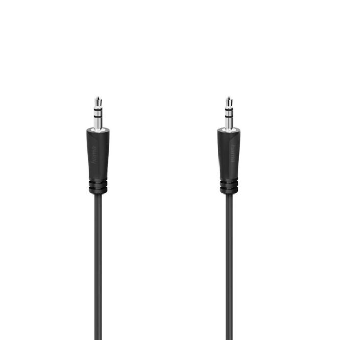 Hama Audio Cable, 3.5mm - 3.5mm, 3 m, must - Kaabel