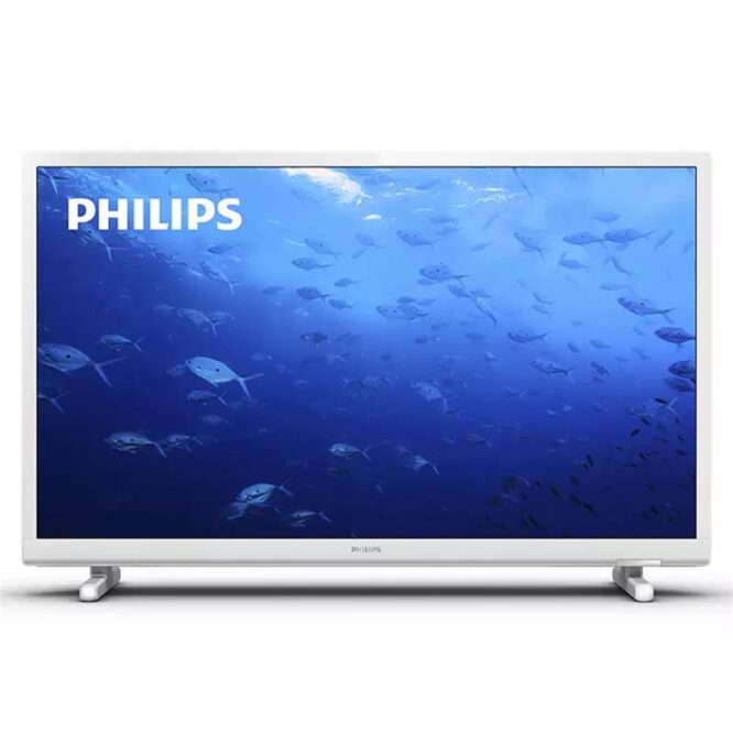 Philips, 24", HD, LED LCD, jalad äärtes, valge - Teler