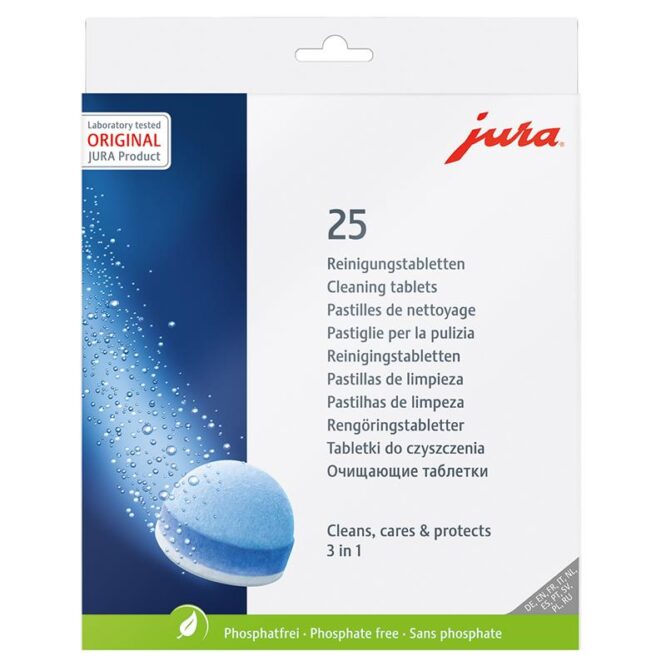 JURA, 25 tk - 3-faasilised puhastustabletid