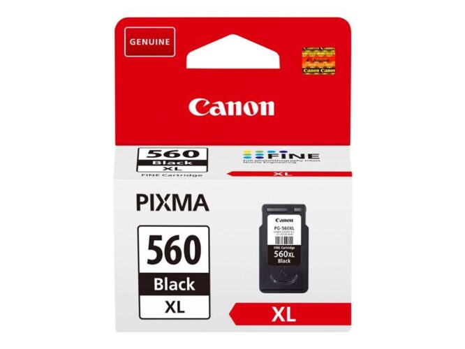 Canon PG-560XL, must - Tindikassett