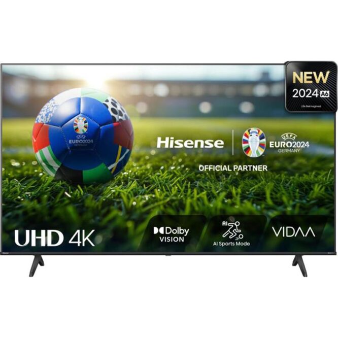 Hisense A6N, 50'', 4K UHD, LED LCD, must - Teler