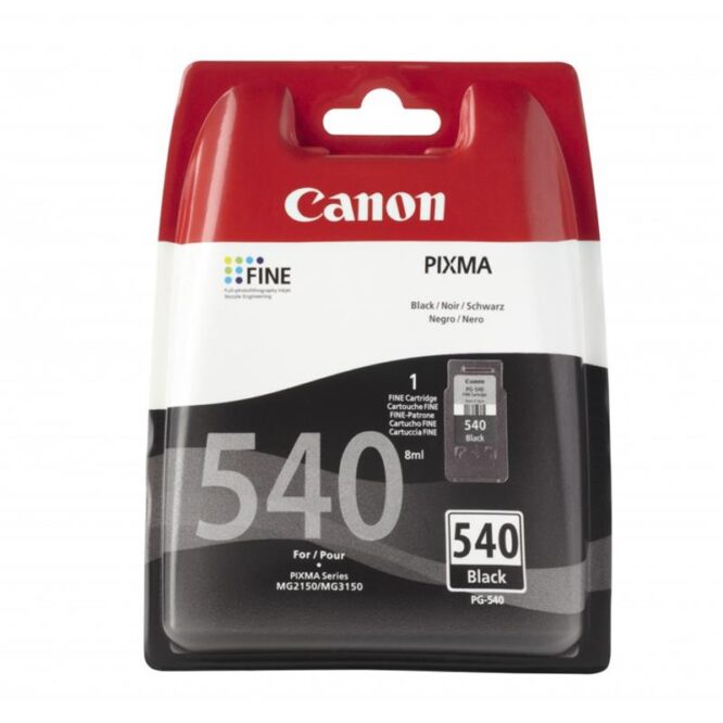 Canon PG-540, must - Tindikassett