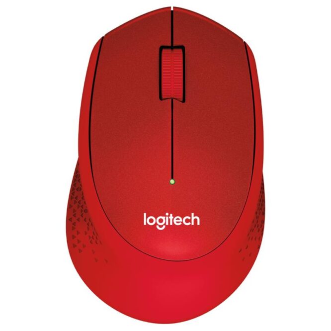 Logitech M330 Silent Plus, vaikne, punane - Juhtmevaba laser/optiline hiir