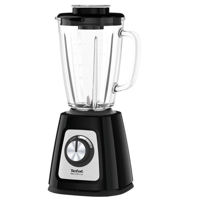 Tefal Blendforce 2 Glass, 800 W, 1.25 L, must - Blender + jahvataja ja hakkija