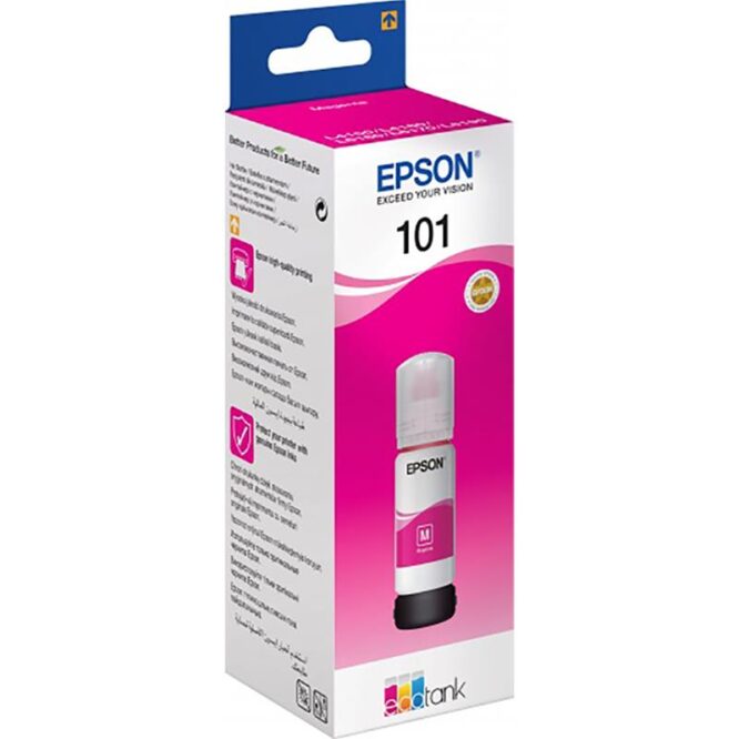 Tindimahuti täitepudel Epson 101 EcoTank (magenta)