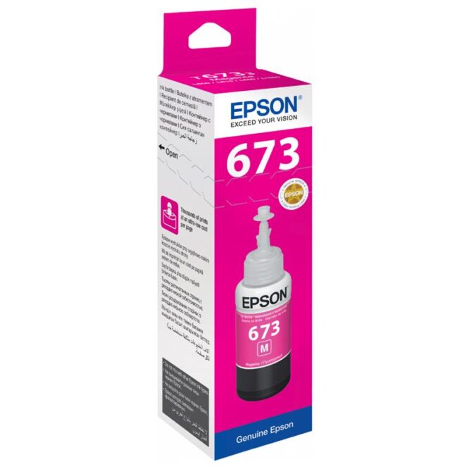 Tindimahuti täitepudel Epson T6733 (magenta)