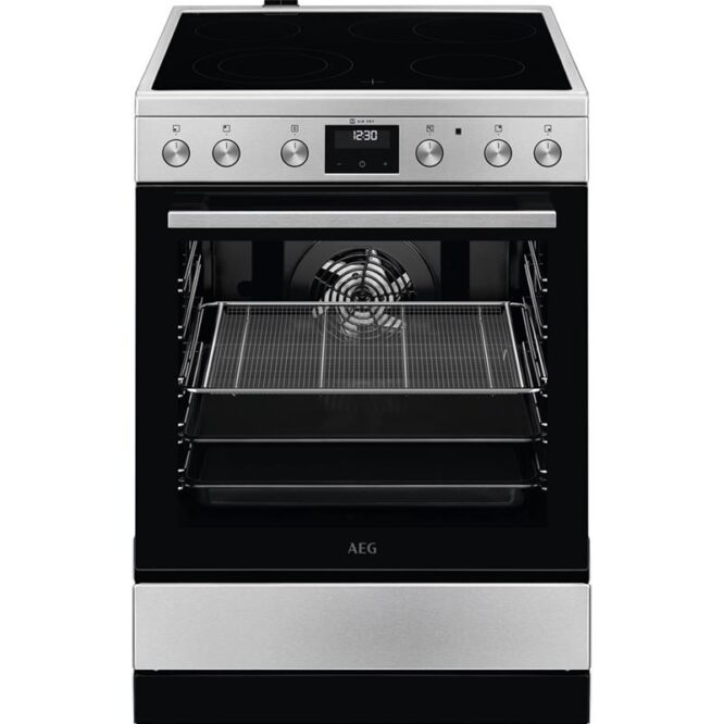 AEG 5000 Surround Cook, 73 L, laius 60 cm, roostevaba teras - Keraamiline pliit