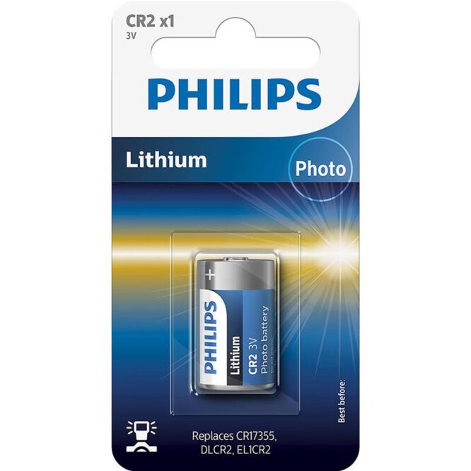 Fotopatarei Philips CR2 / 3 V