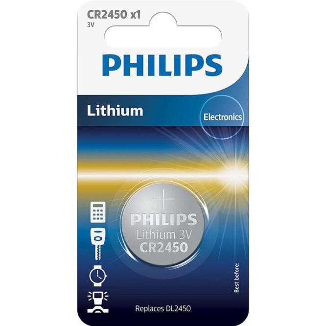 Patarei Philips CR2450 3 V Lithium