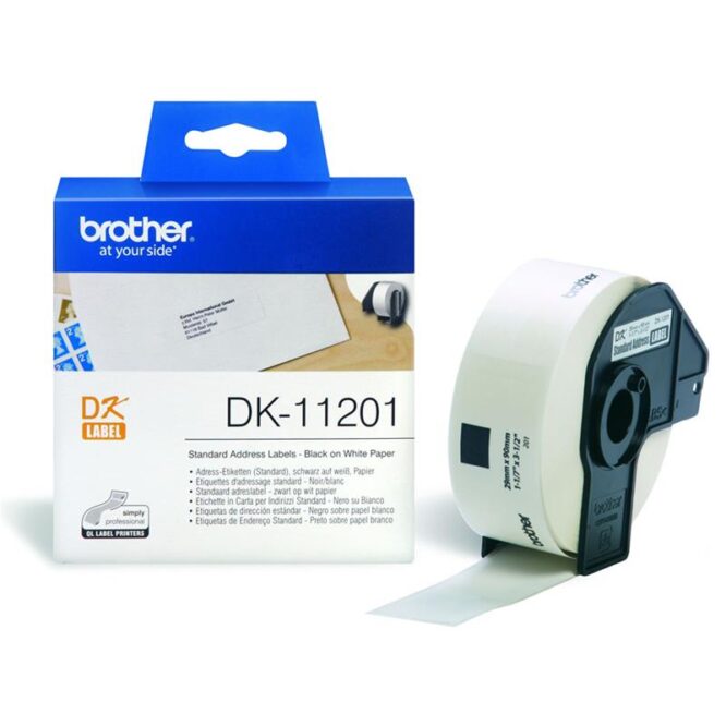 Etikett Brother DK11201