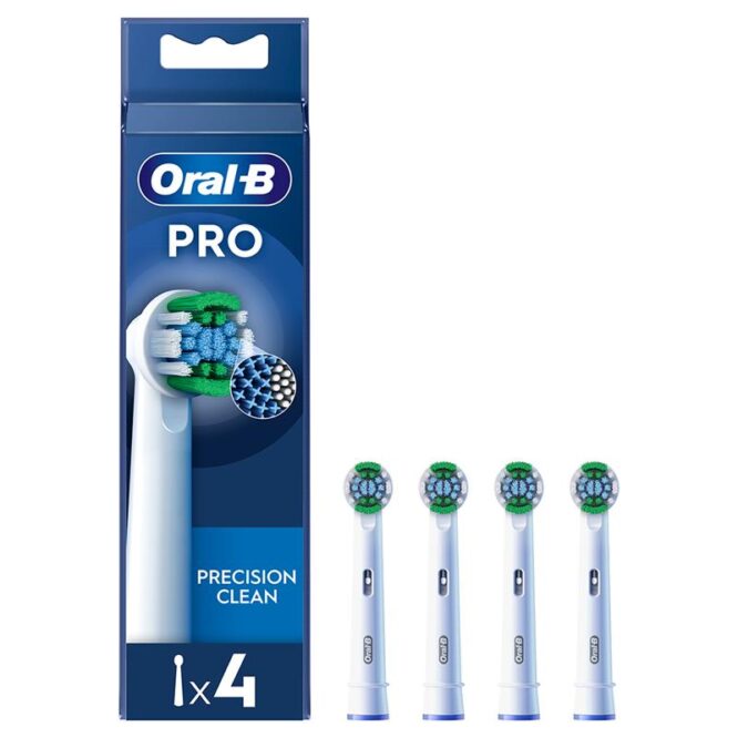 Braun Oral-B Precision Clean Pro, 4 tk, valge - Lisaharjad