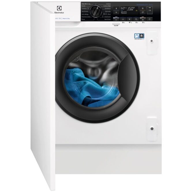 Electrolux, 8 kg / 4 kg, sügavus 54 cm, 1600 p/min - Integreeritav kuivatiga pesumasin