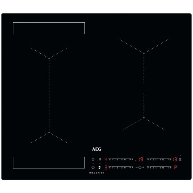 AEG 6000 Bridge, laius 58 cm, raamita, must - Integreeritav induktsioonpliidiplaat