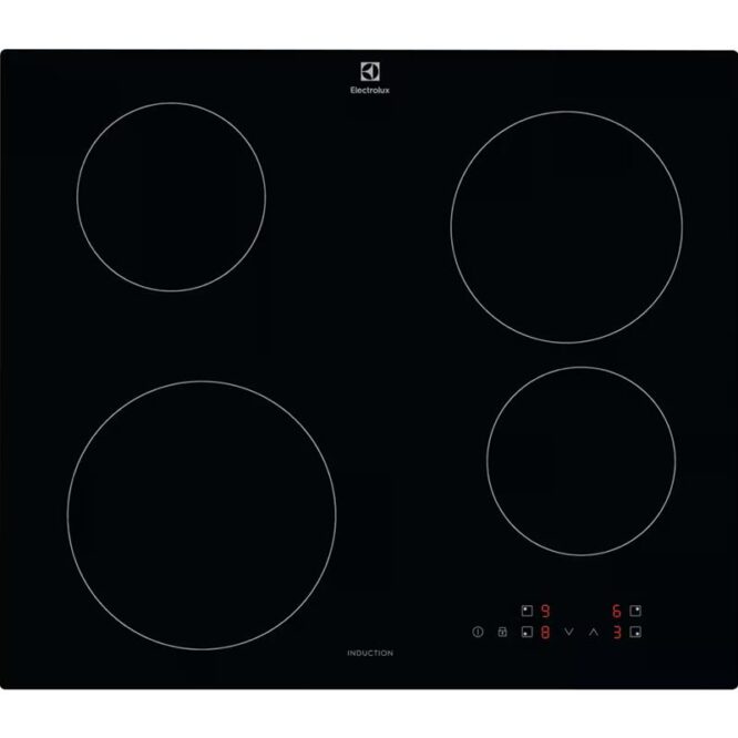 Electrolux 300 Basic, laius 59 cm, raamita, must - Integreeritav induktsioonplaat