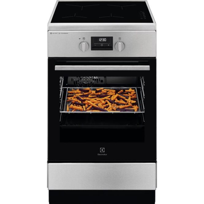 Electrolux 600 Seeria SteamBake, 58 L, laius 50 cm, roostevaba teras - Induktsioonpliit