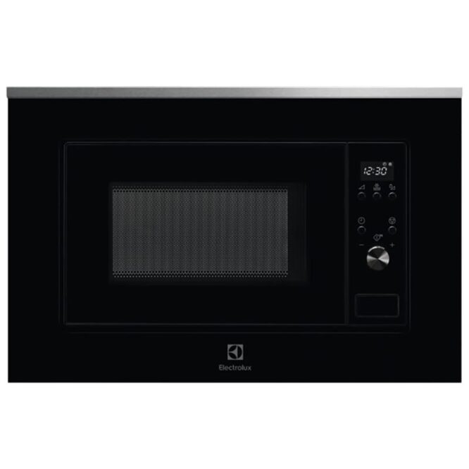 Electrolux, 20 L, 700 W, must/roostevaba teras - Integreeritav mikrolaineahi