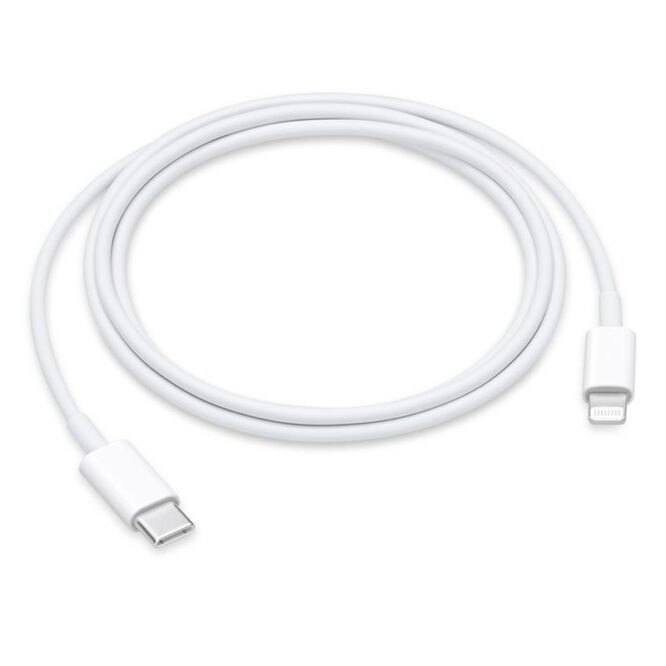 Apple USB-C - Lightning, 1 m, valge - Kaabel