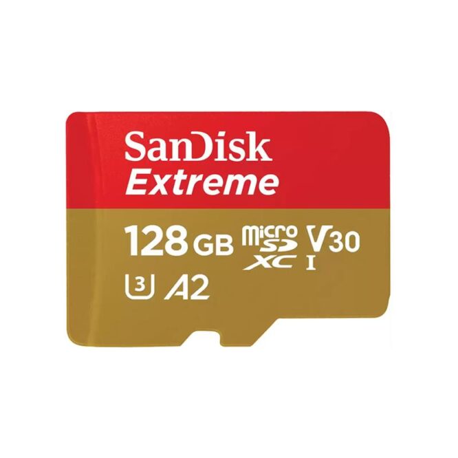 SanDisk Extreme, UHS-I, microSD, 128 GB - Mälukaart ja adapter