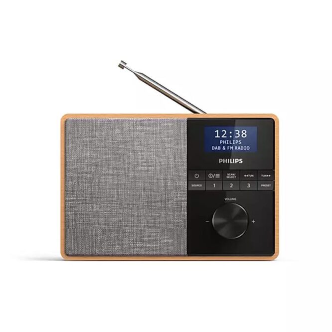 Philips TAR5505, DAB+, FM, Bluetooth, taimer, pruun - Köögiraadio