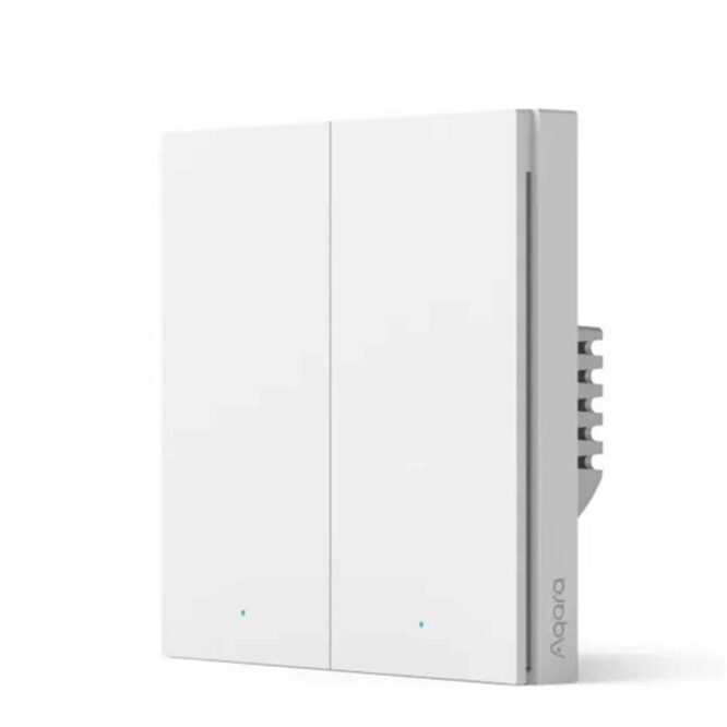 Aqara Smart Wall Switch H1, ilma neutraalita, 2 lülitit - Nutikas seinalüliti