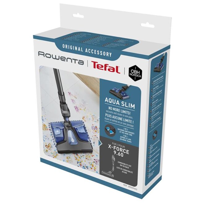 Tefal Aqua Slim, 2-ühes - Moppimisotsik X-Force 9.60 tolmuimejale