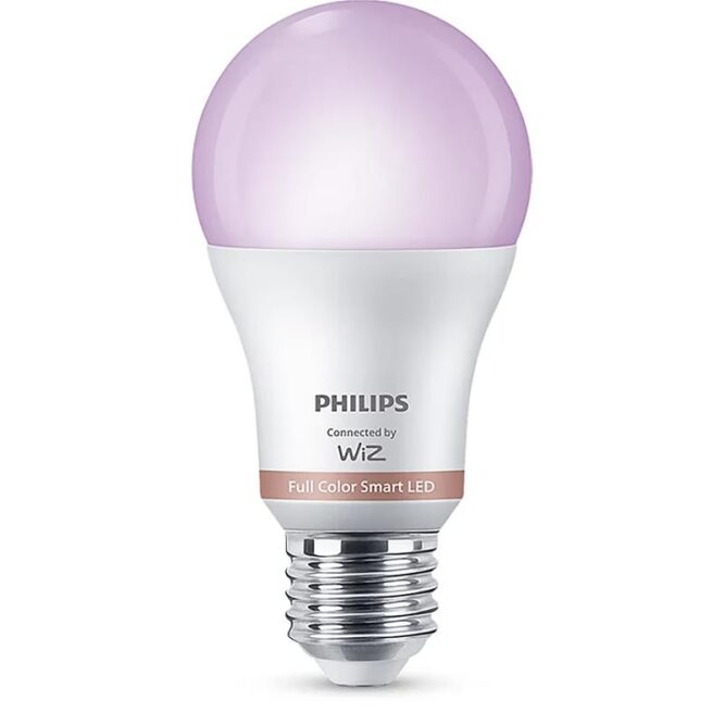 Philips WiZ LED Smart Bulb, 60 W, E27, RGB - Nutivalgusti