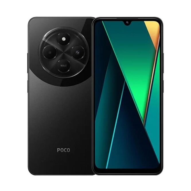 POCO C75, 6,88'', 6GB, 128 GB, must - Nutitelefon