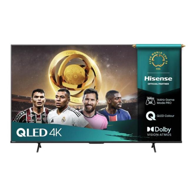 Hisense E7Q PRO, 75'', 4K UHD, QLED, must - Teler