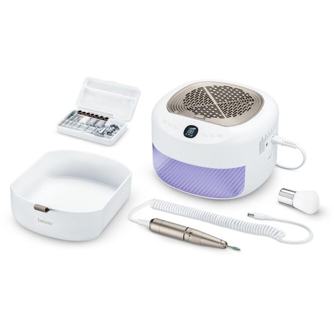 Beurer StudioNails Pro, 3-ühes, valge - Maniküüri-pediküürikomplekt