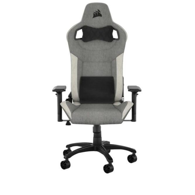 Corsair T3 RUSH Fabric, hall/valge - Mänguritool