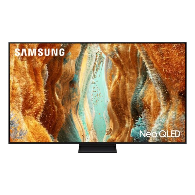 Samsung QN70F, 85'', 4K UHD, Neo QLED, Mini LED, must - Teler