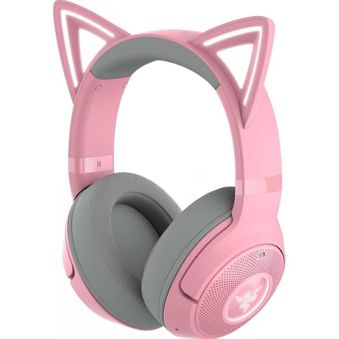 Razer Kraken Kitty V2 BT, roosa - Juhtmevaba peakomplekt