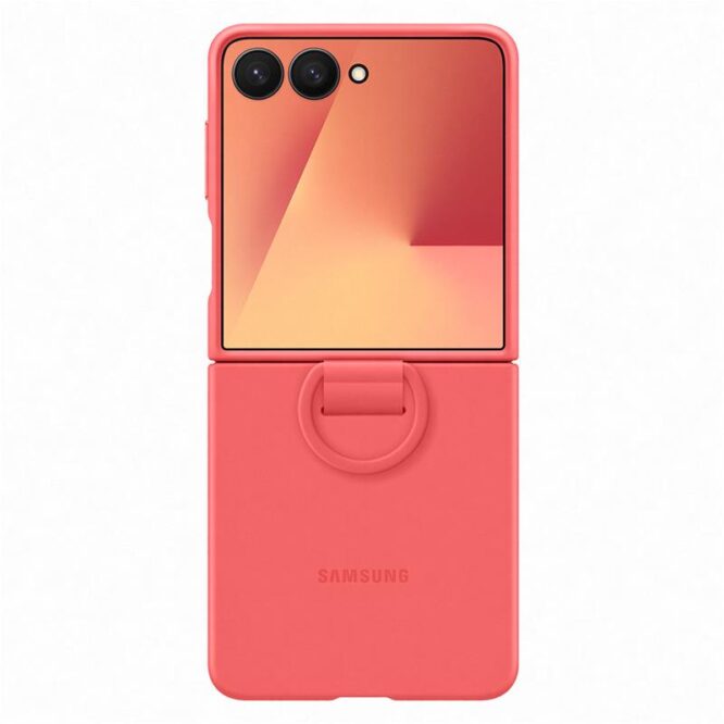 Samsung Silicone case, Galaxy Flip7, punane - Silikoonümbris