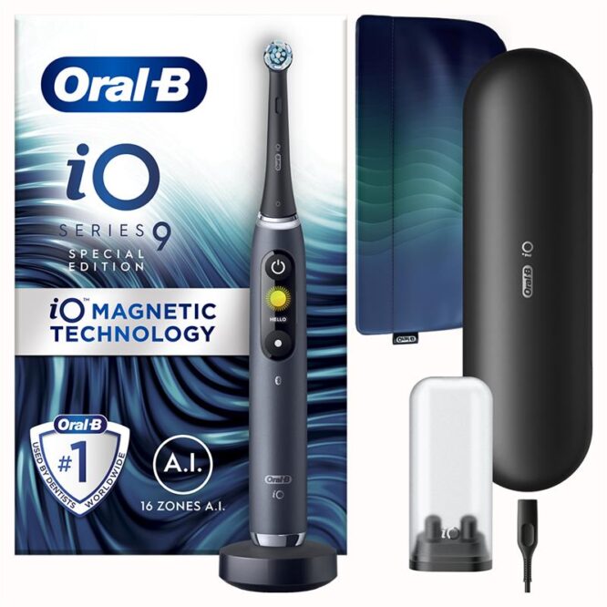 Braun Oral-B iO9 Black Special Edition, must - Elektriline hambahari