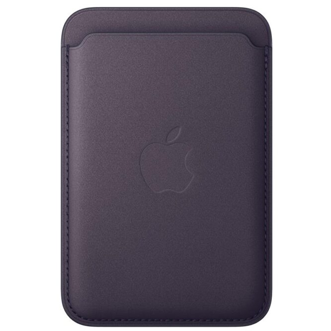 Apple FineWoven Wallet, Magsafe, lilla - Rahakott