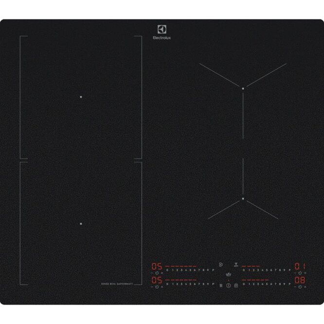Electrolux 700 SenseBoil, laius 58 cm, must - Integreeritav induktsioonpliidiplaat