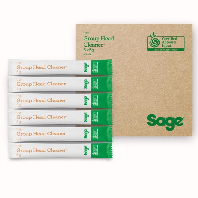 Sage, 6 x 5 g - Portafiltri puhastuspulber
