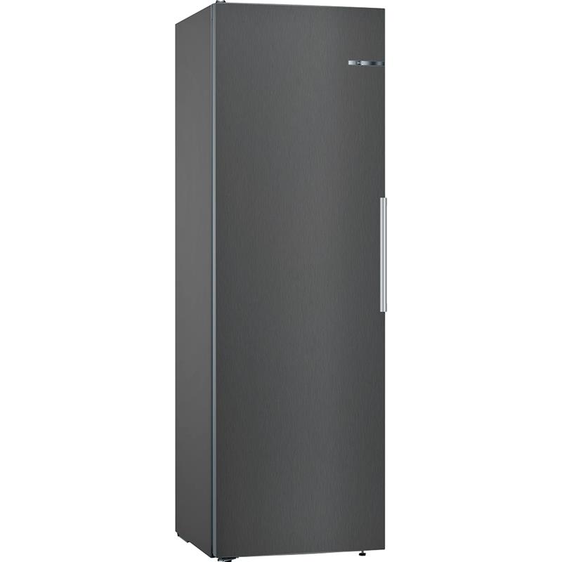 Bosch Seeria 4, NoFrost, 346 L, kõrgus 186 cm, must - Jahekapp