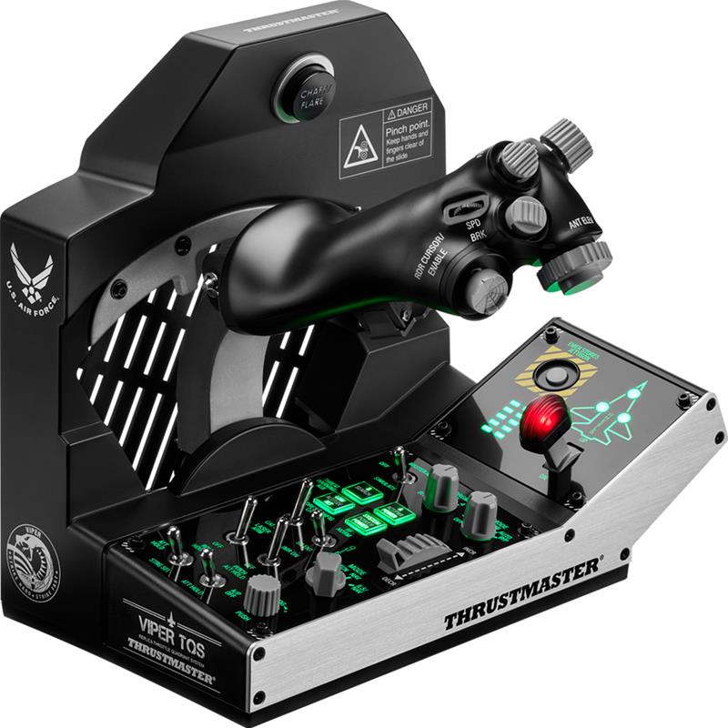 Thrustmaster Viper TQS Mission Pack, must - Lennusimulaatori komplekt