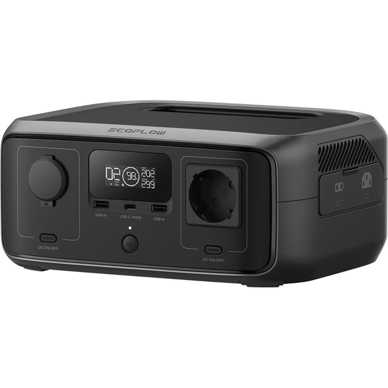 EcoFlow RIVER 3 UPS, 245Wh, must - Akujaam