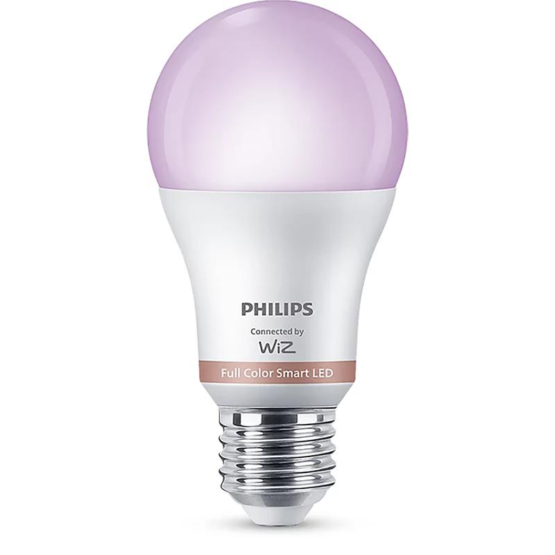 Philips WiZ LED Smart Bulb, 60 W, E27, RGB - Nutivalgusti