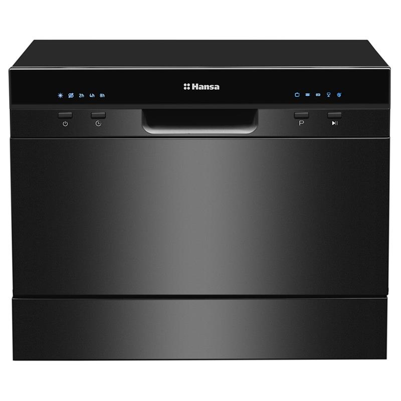 Hansa, mini, 6 nõudekomplekti, must - Eraldiseisev nõudepesumasin
