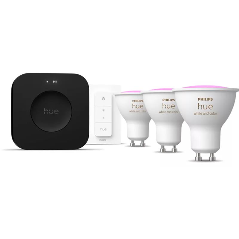 Philips Hue White & Color Ambiance starter kit, GU10, 3 tk - Nutivalgusti komplekt