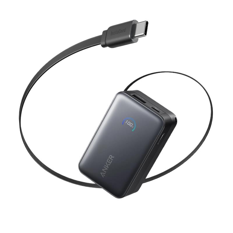 Anker Nano, 10000 mAh, 45 W, must - Akupank